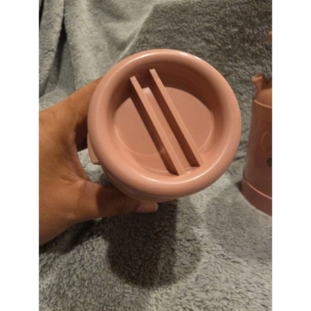 Vintage‎ Plastic Research Sugar And Creamer Containers Beige- Made In Arkansas